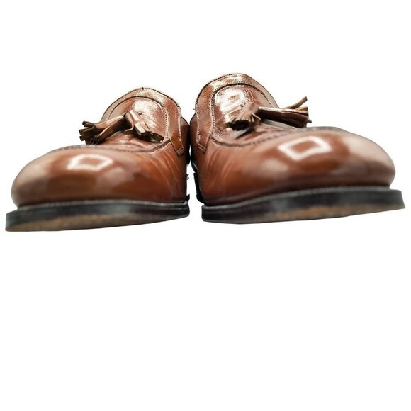Vintage ‎ 1960's Florsheim Imperial Men's Brown Leather Tassel Loafers  SIZE 7.5 - Picture 3 of 9